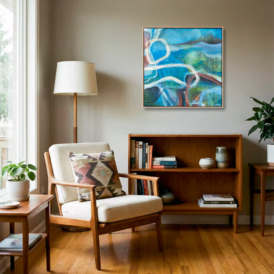 Borrowed Tide | Original Abstract Landscape Painting