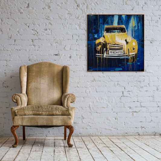 'French Kiss In Yellow' (Limited Edition Print)