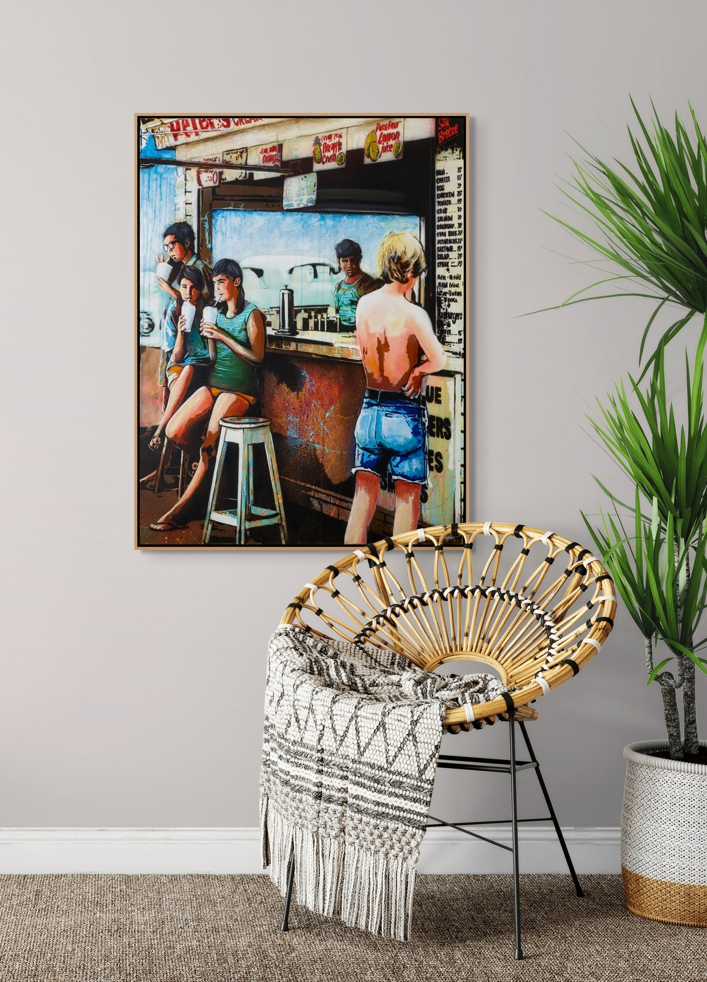 'The Kiosk' (Reproduction Print)