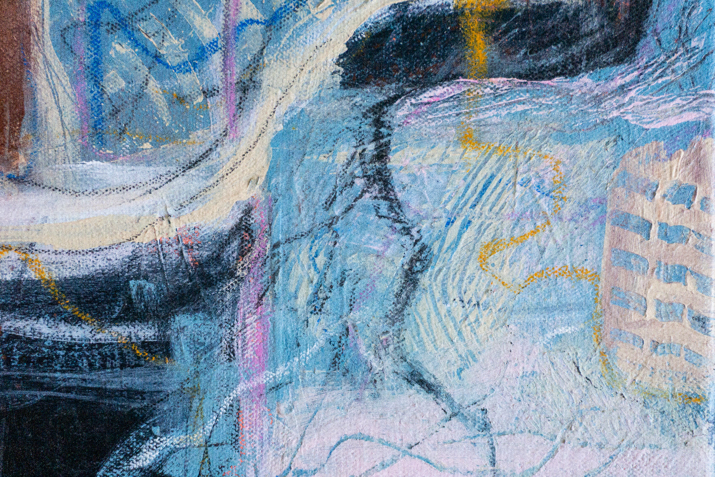 Backroad Velcro | Original Abstract Landscape Painting