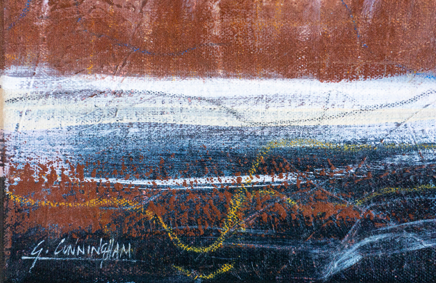 Backroad Velcro | Original Abstract Landscape Painting