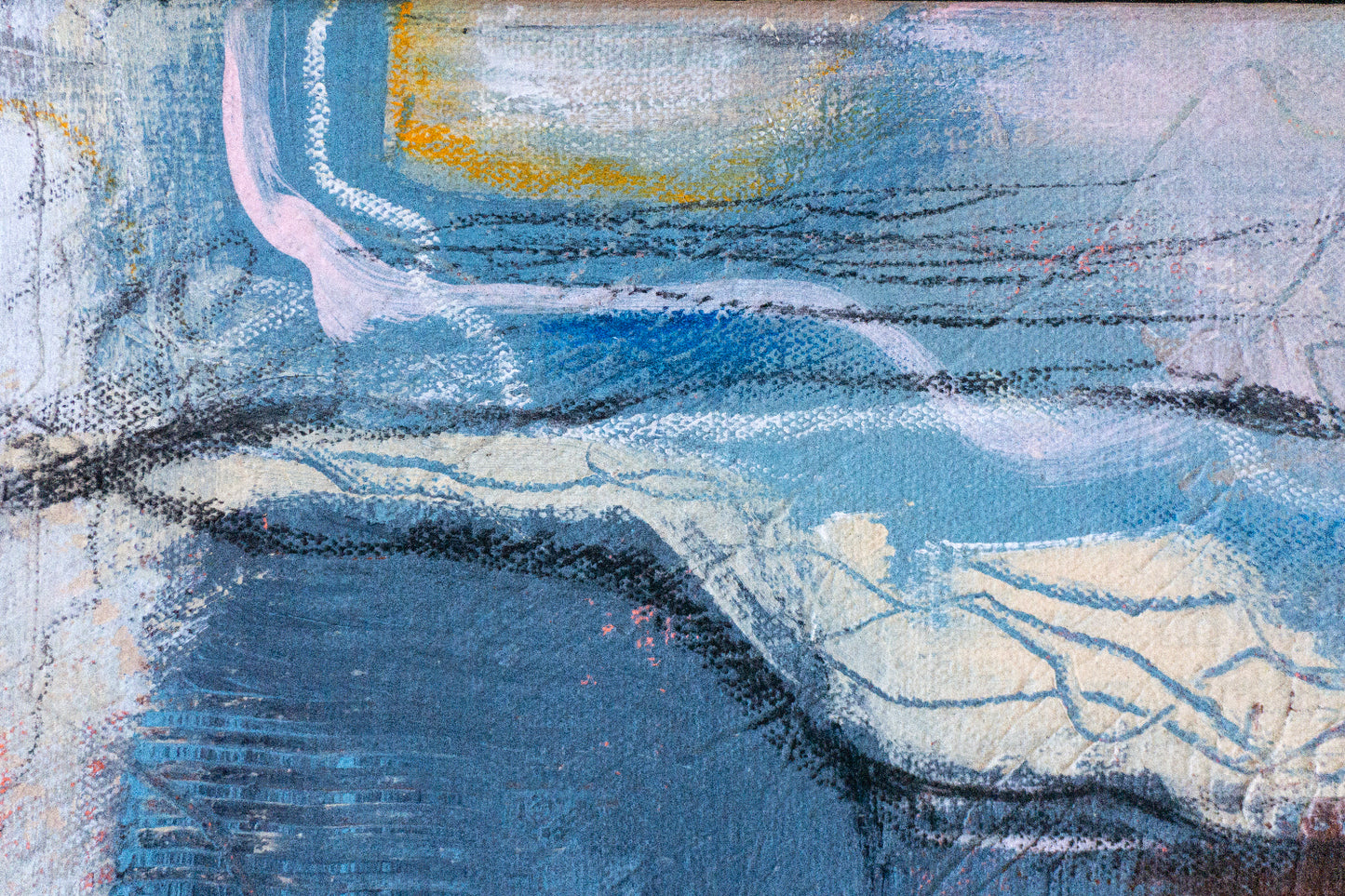 Backroad Velcro | Original Abstract Landscape Painting
