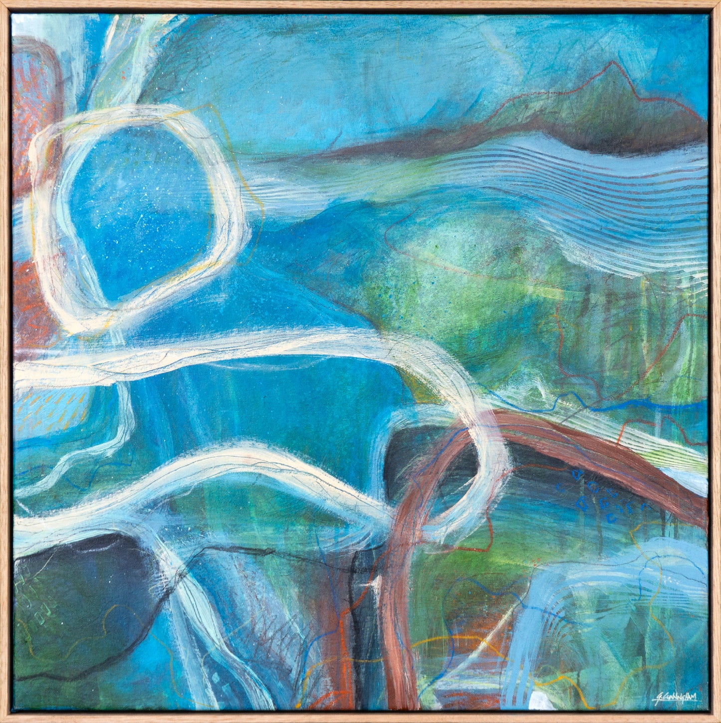 Borrowed Tide   | Original Abstract Landscape Painting