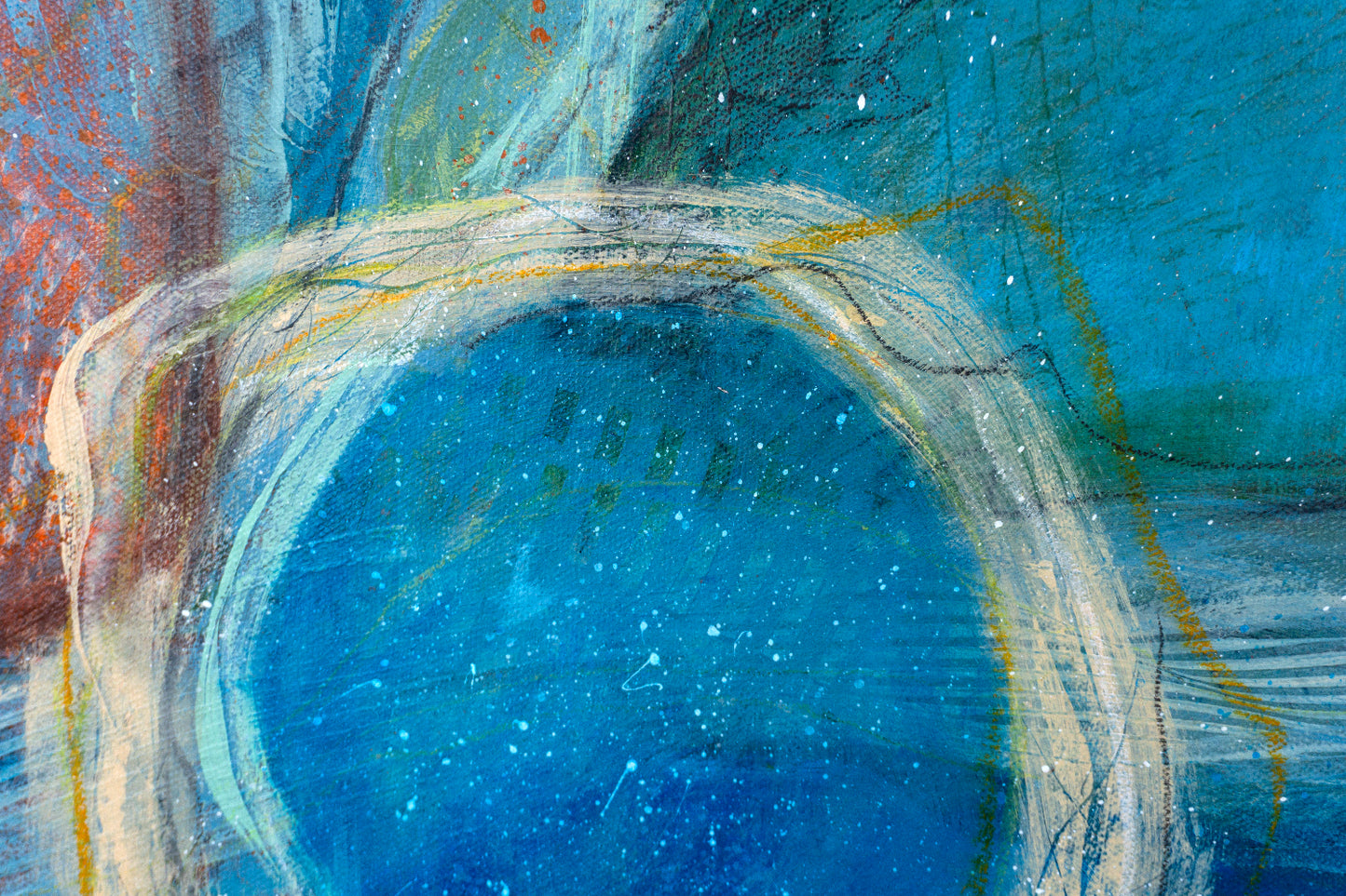 Borrowed Tide   | Original Abstract Landscape Painting