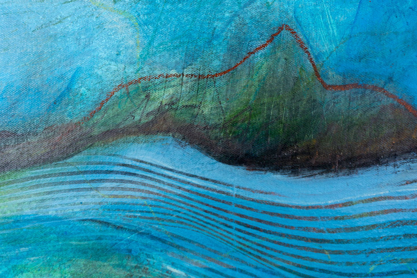 Borrowed Tide   | Original Abstract Landscape Painting