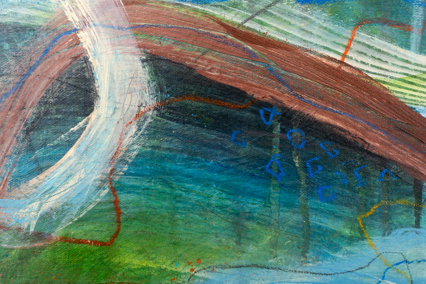 Borrowed Tide   | Original Abstract Landscape Painting