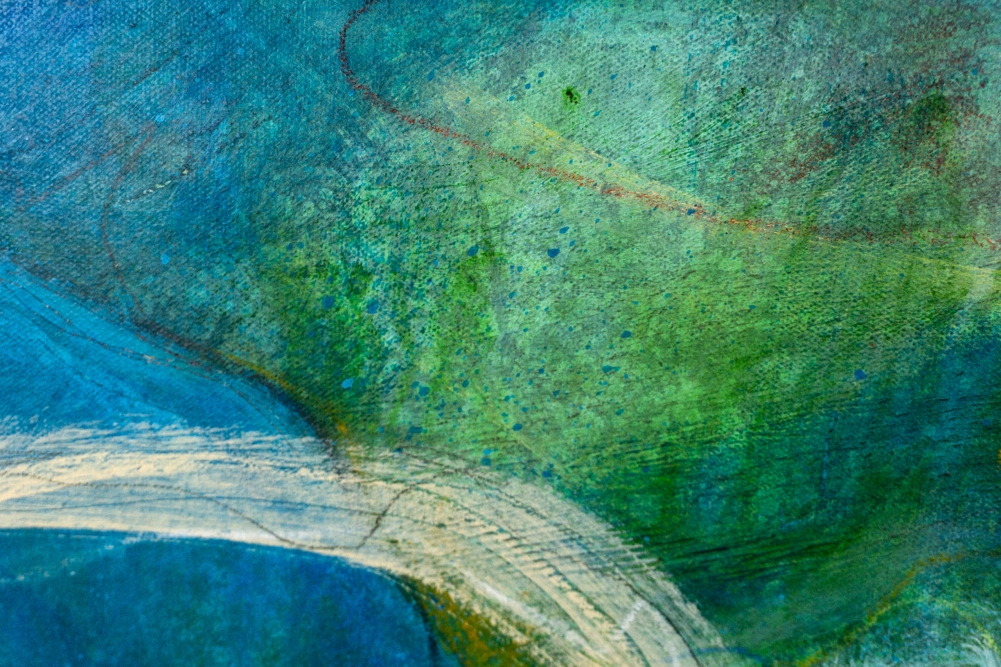 Borrowed Tide   | Original Abstract Landscape Painting