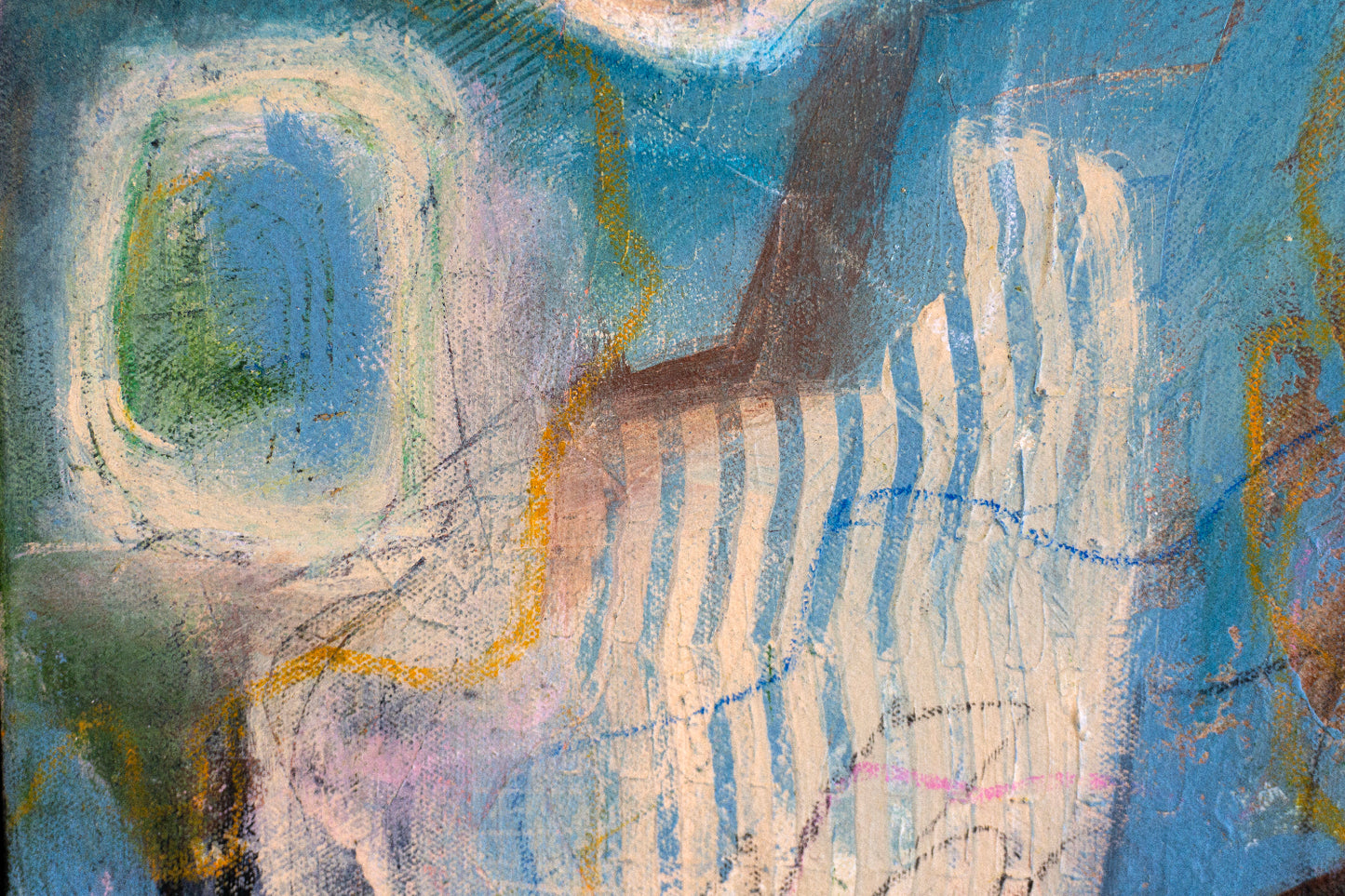 Cultivated Glitch | Original Abstract Landscape Painting