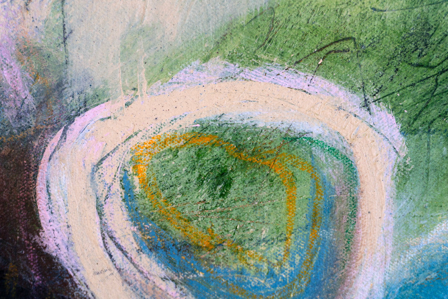 Cultivated Glitch | Original Abstract Landscape Painting