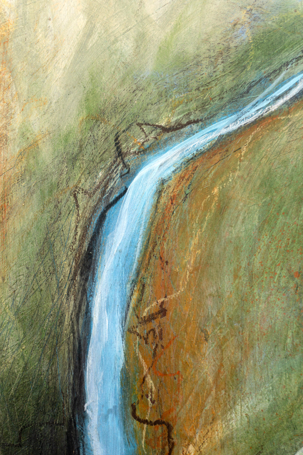 Estuary Almanac  | Original Abstract Landscape Painting