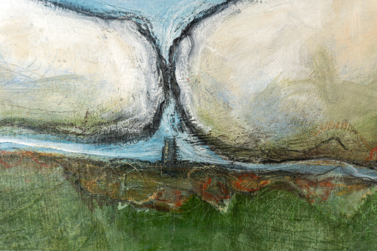 Estuary Almanac  | Original Abstract Landscape Painting
