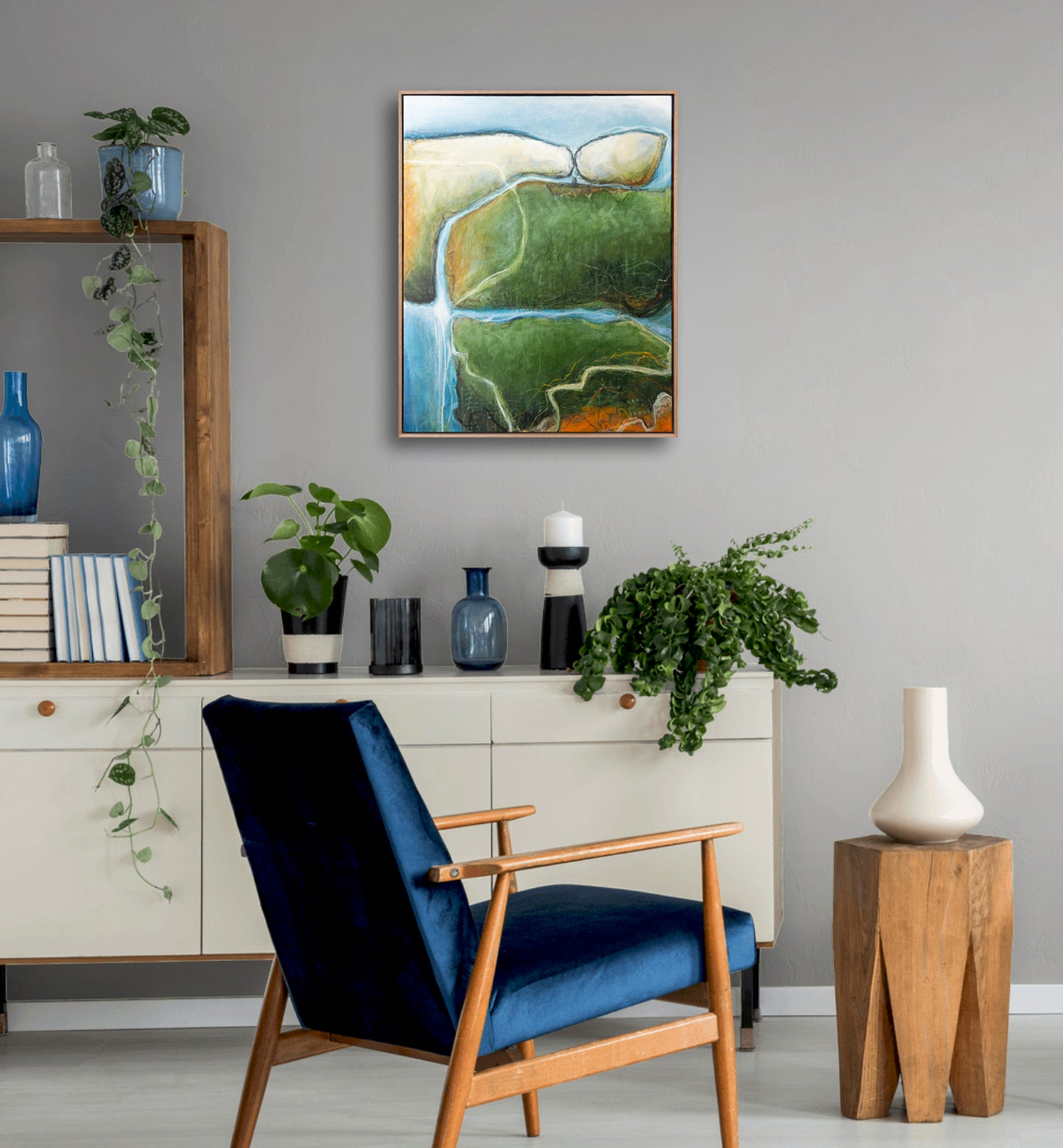 Estuary Almanac  | Original Abstract Landscape Painting