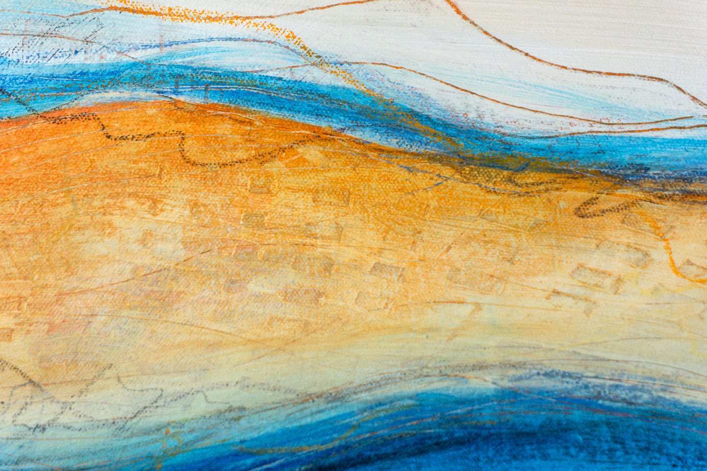 Low Tide Orchestra   | Original Abstract Landscape Painting