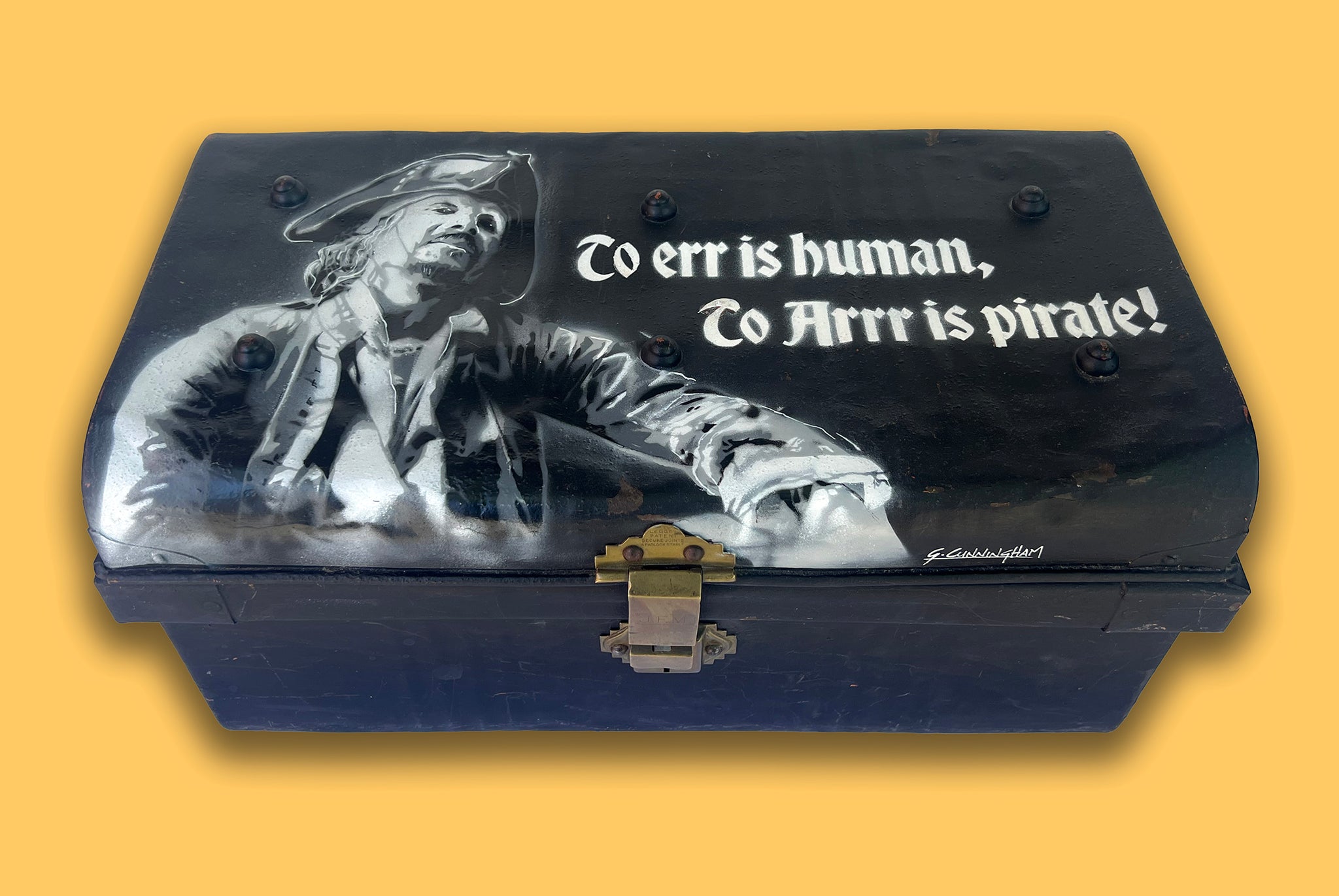 'To Arrr Is Pirate' (treasure chest)