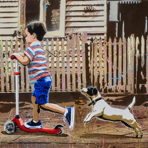 Scooter Boy #5' (Reproduction Print)