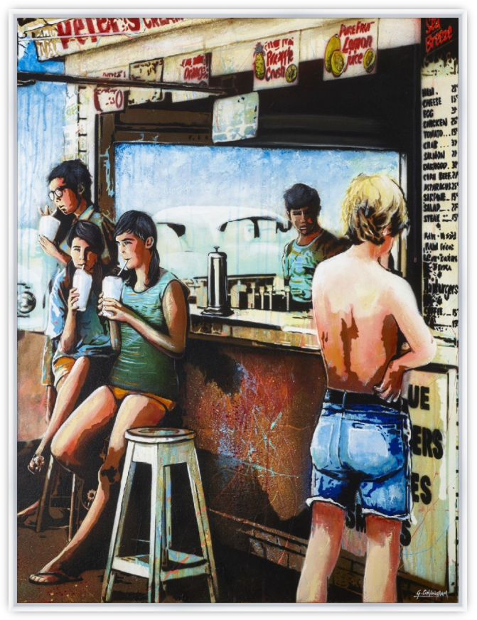 'The Kiosk' (Reproduction Print)