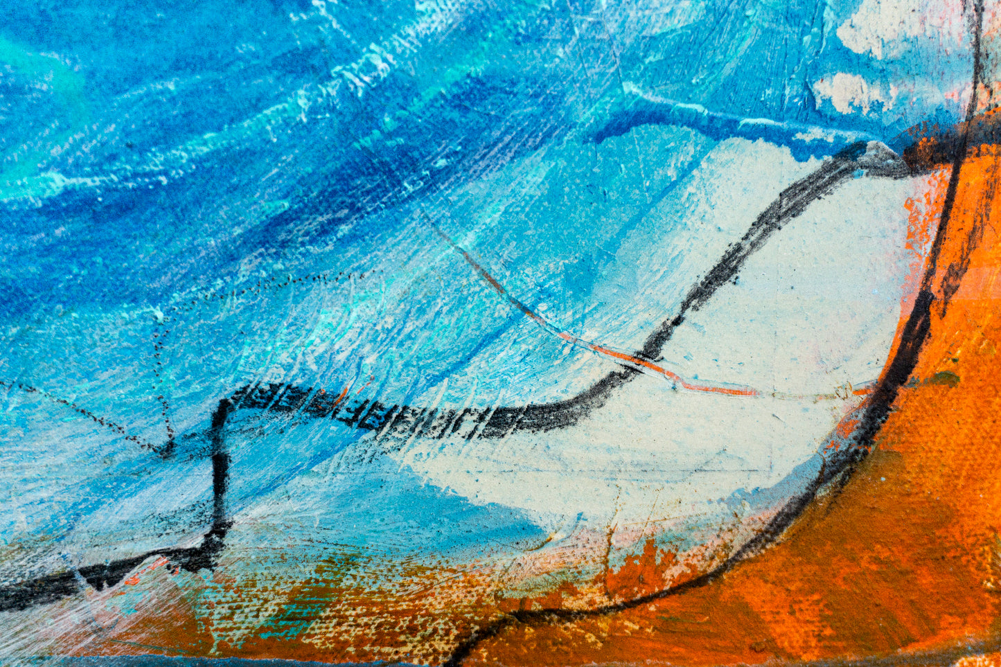 Tidal Karaoke   | Original Abstract Landscape Painting