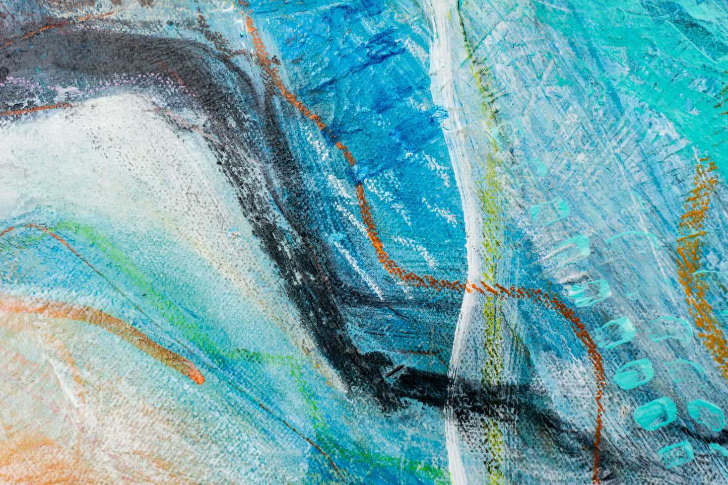 Tidal Karaoke   | Original Abstract Landscape Painting