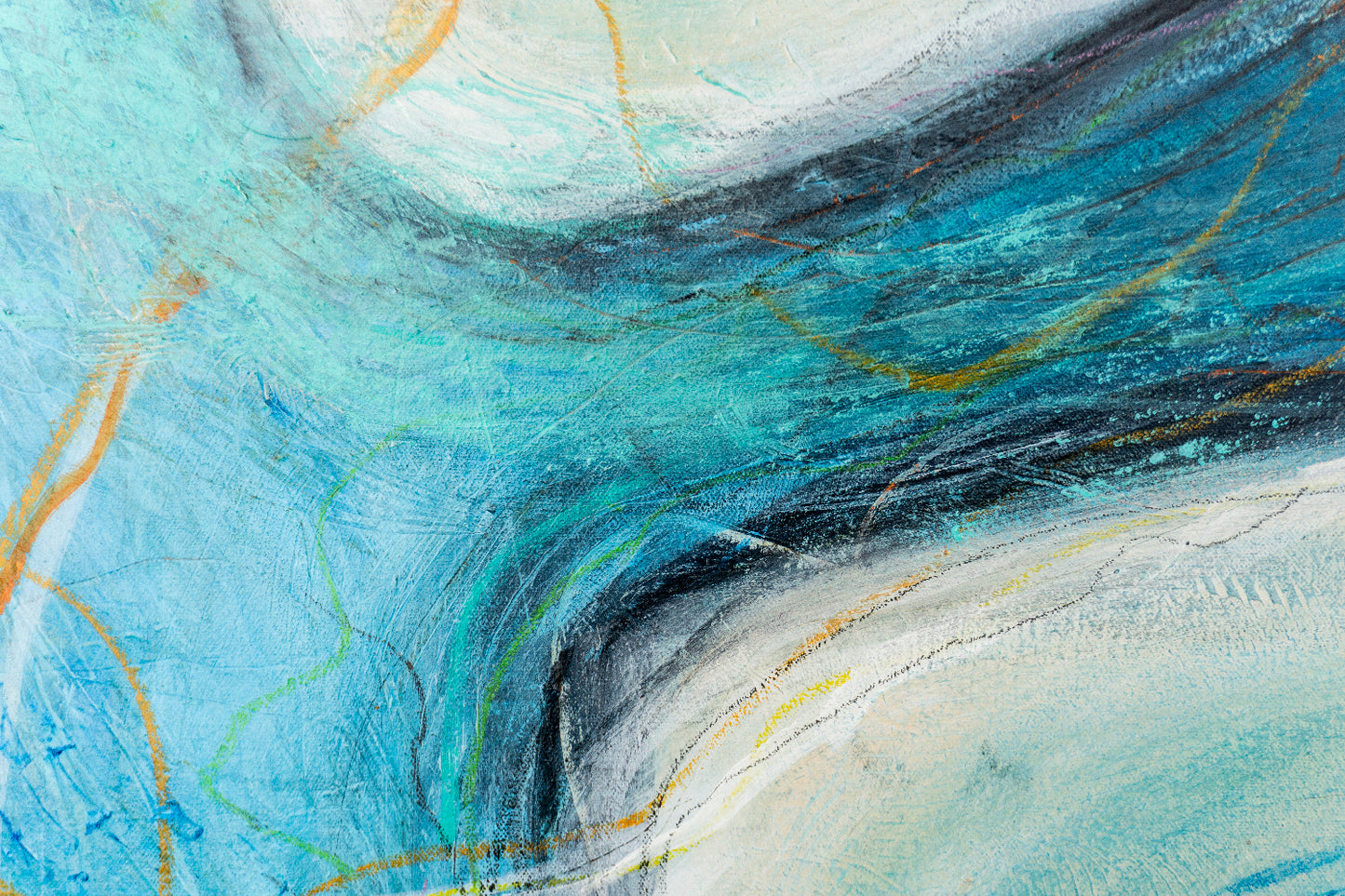 Tidal Karaoke   | Original Abstract Landscape Painting