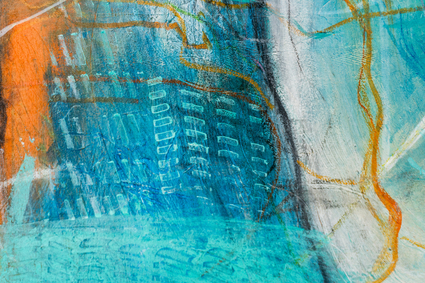 Tidal Karaoke   | Original Abstract Landscape Painting