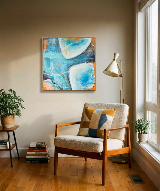 Tidal Karaoke   | Original Abstract Landscape Painting