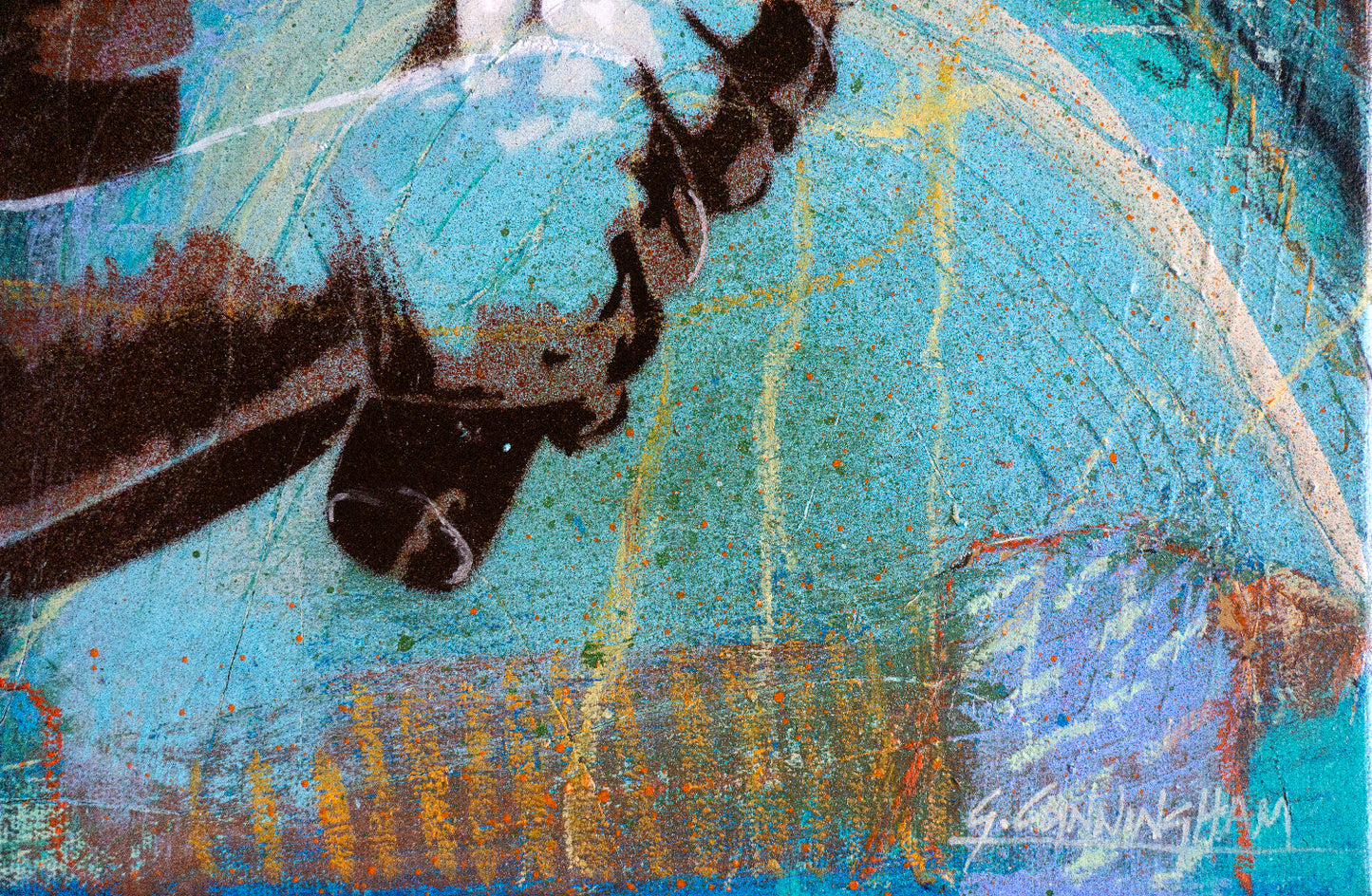 Tip & Run | Original Memory Landscape Painting