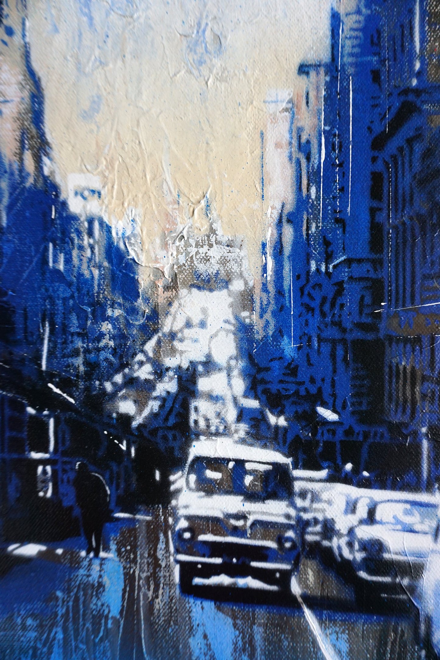 'After The Rain (in Blue)' (Framed)